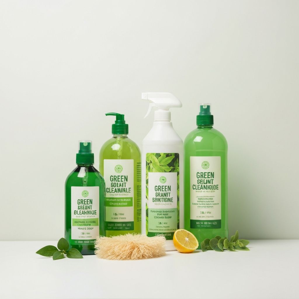 Eco-friendly biodegradable cleaning products